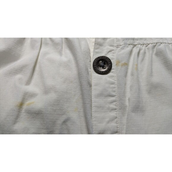 Relativity Women's Lined Jacket Button Up Collared White Pockets Size 2x FLAWS - Picture 7 of 7